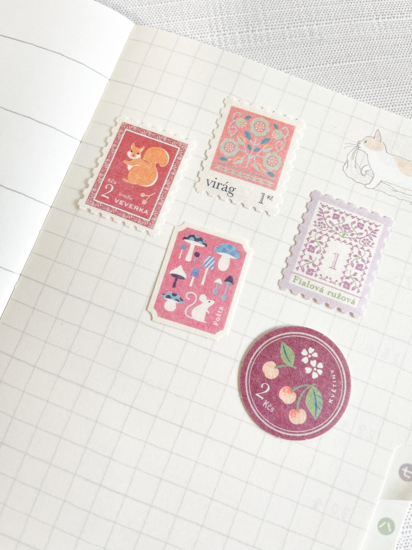 ANTIK PIAE | Stamp Style Sticker Flake | Roche | 5924102