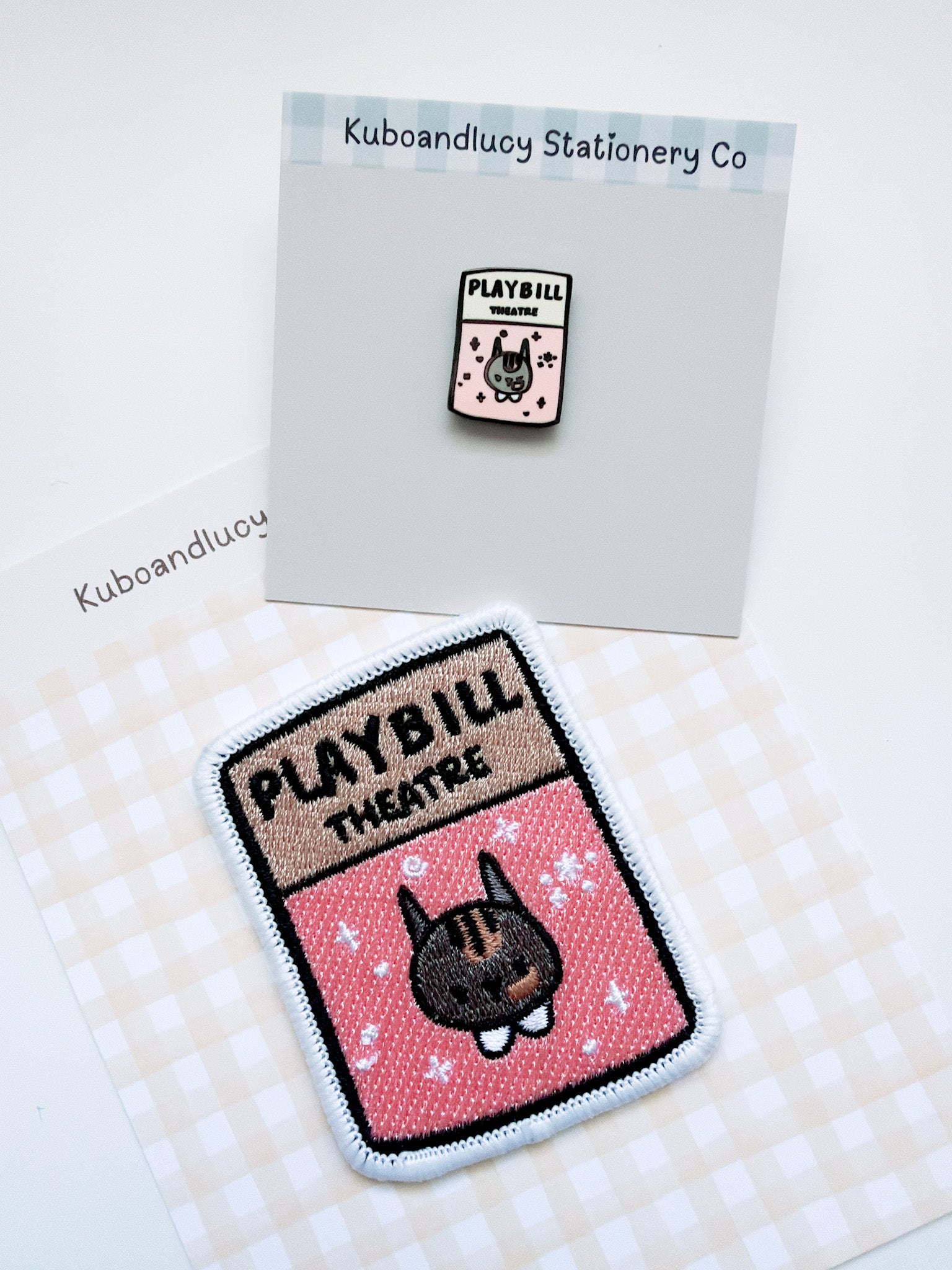 Kuboandlucy x Dana ate Oatmeal | Playbill Mini Enamel Pin