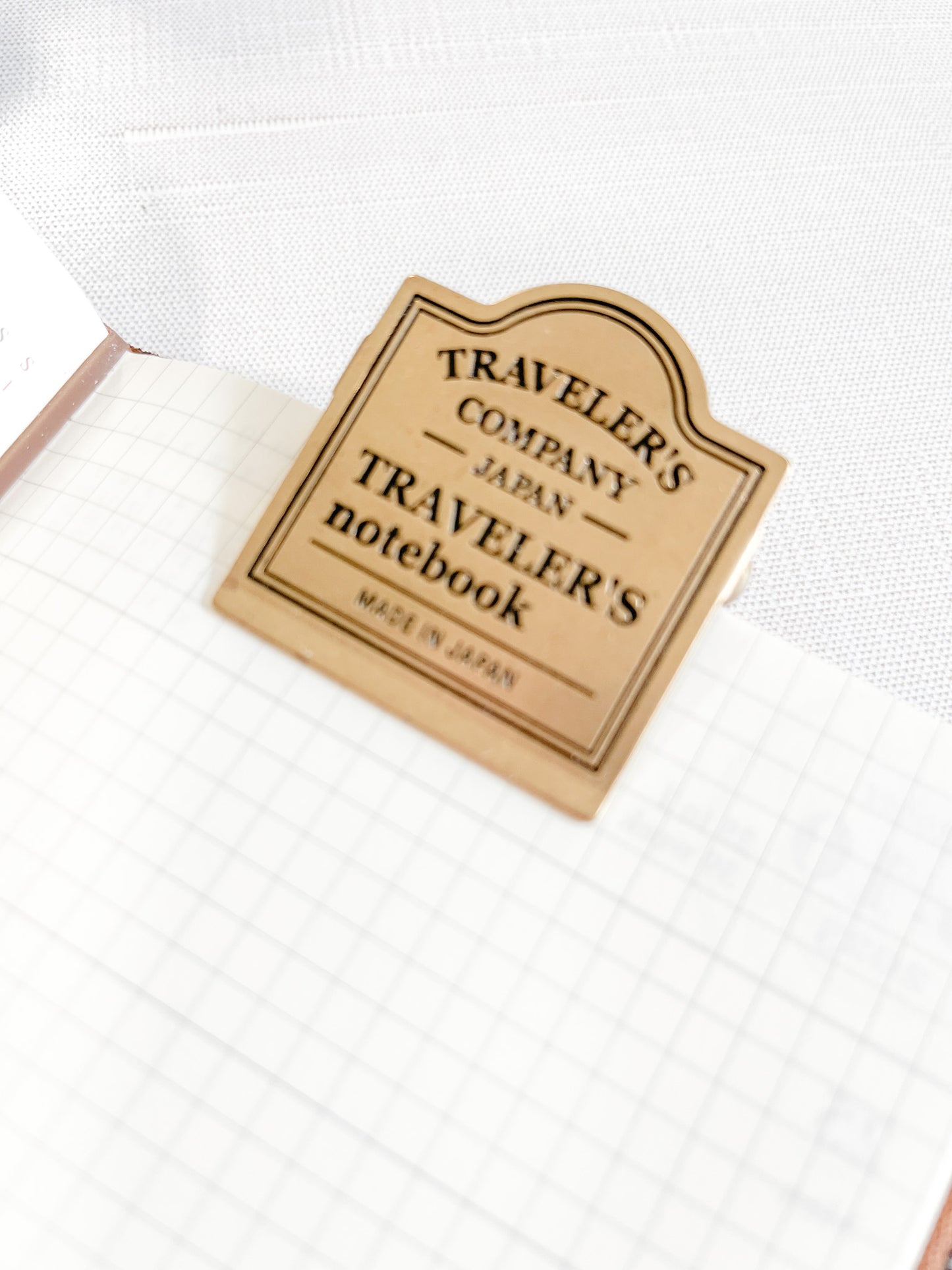 Traveler's Company | TRC Logo Brass Clip