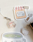 Kuboandlucy x Dana ate Oatmeal | Lucy Jam Jar Phone Charm