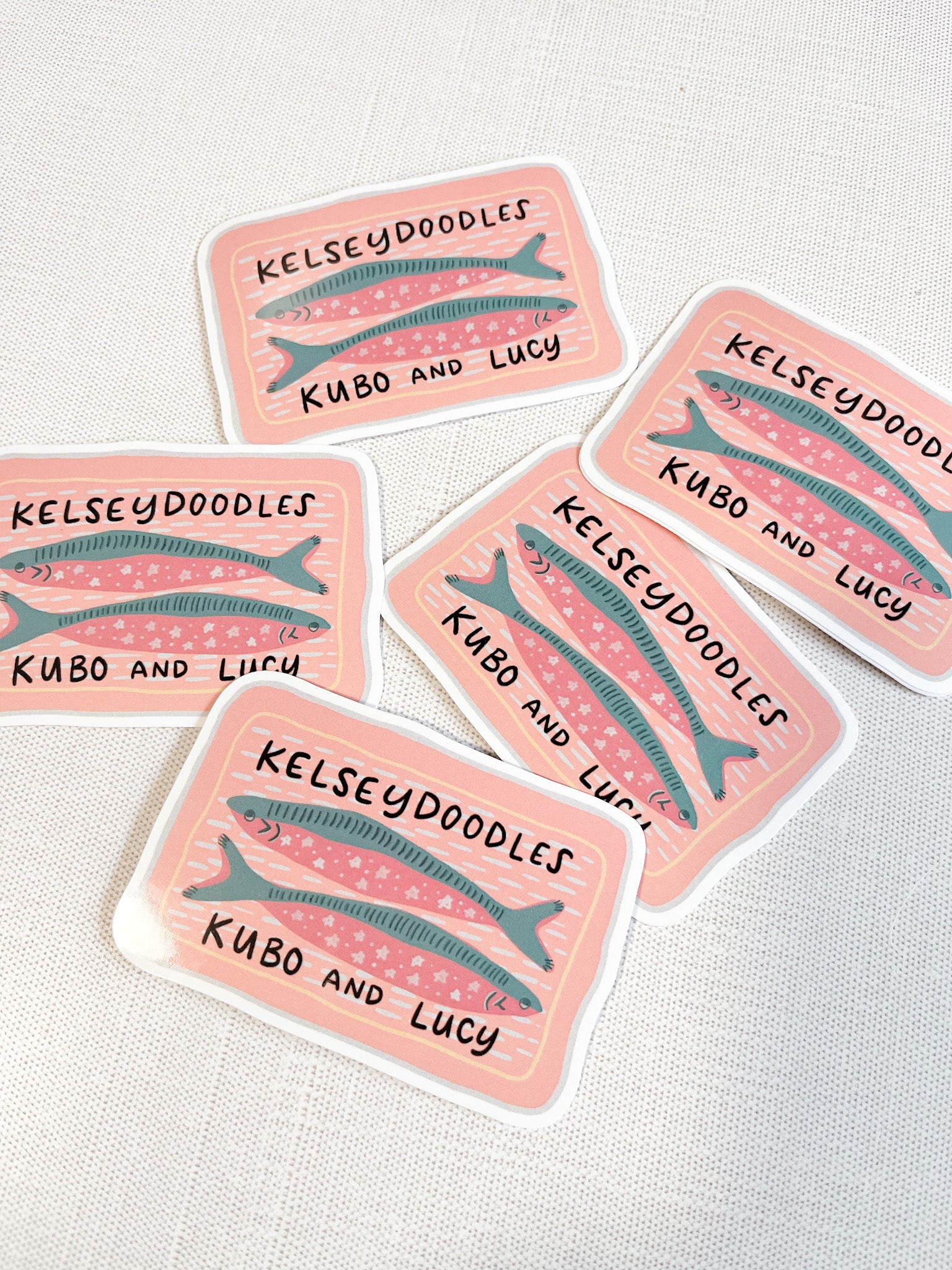 Kelsey&#39;s World 2.0 | Can Sardine Vinyl Sticker