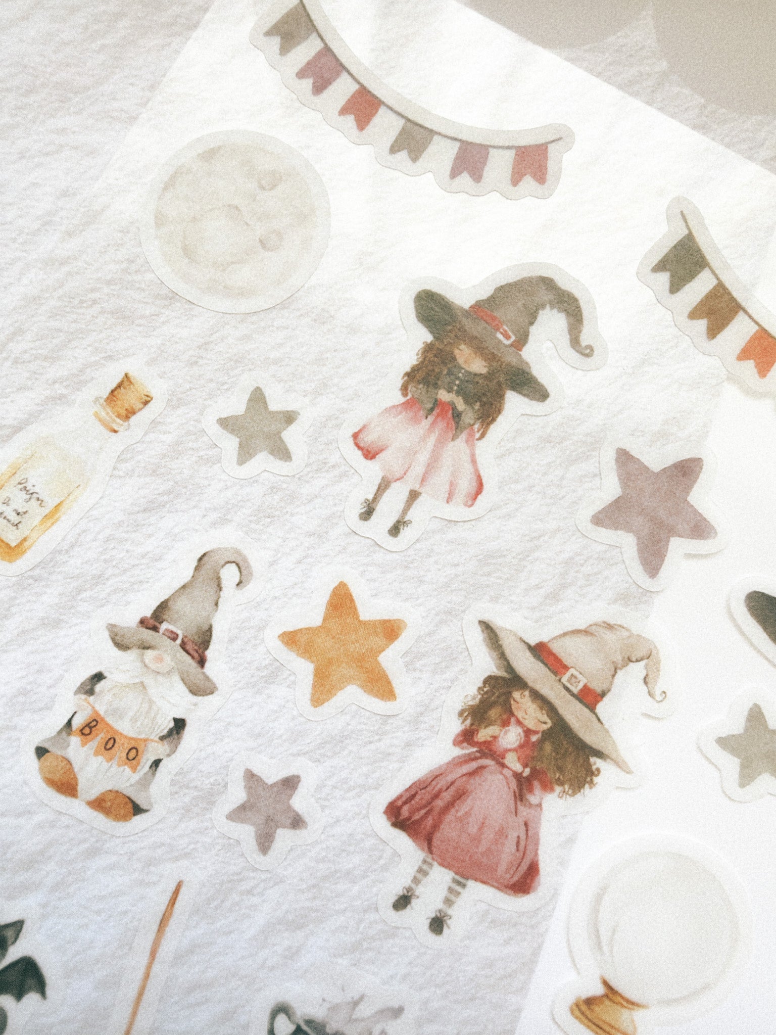 Kuboandlucy Stationery Co | Spooky Halloween Sticker Sheet