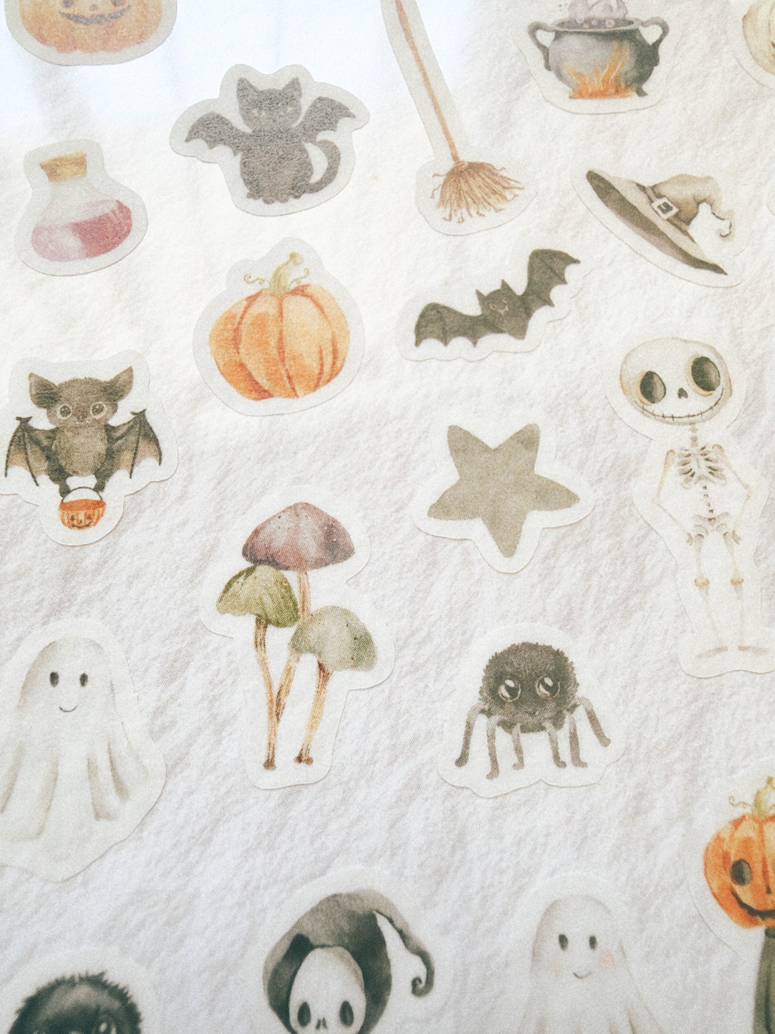 Kuboandlucy Stationery Co | Spooky Halloween Sticker Sheet