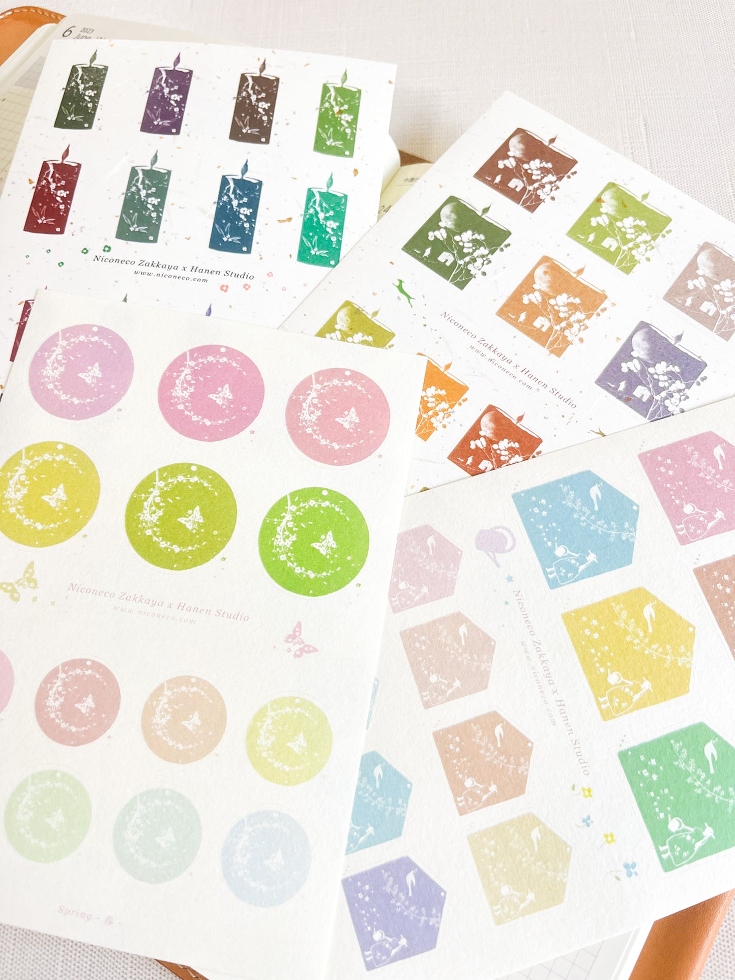 Niconeco x Hanen Studio Shiki Sticker Set