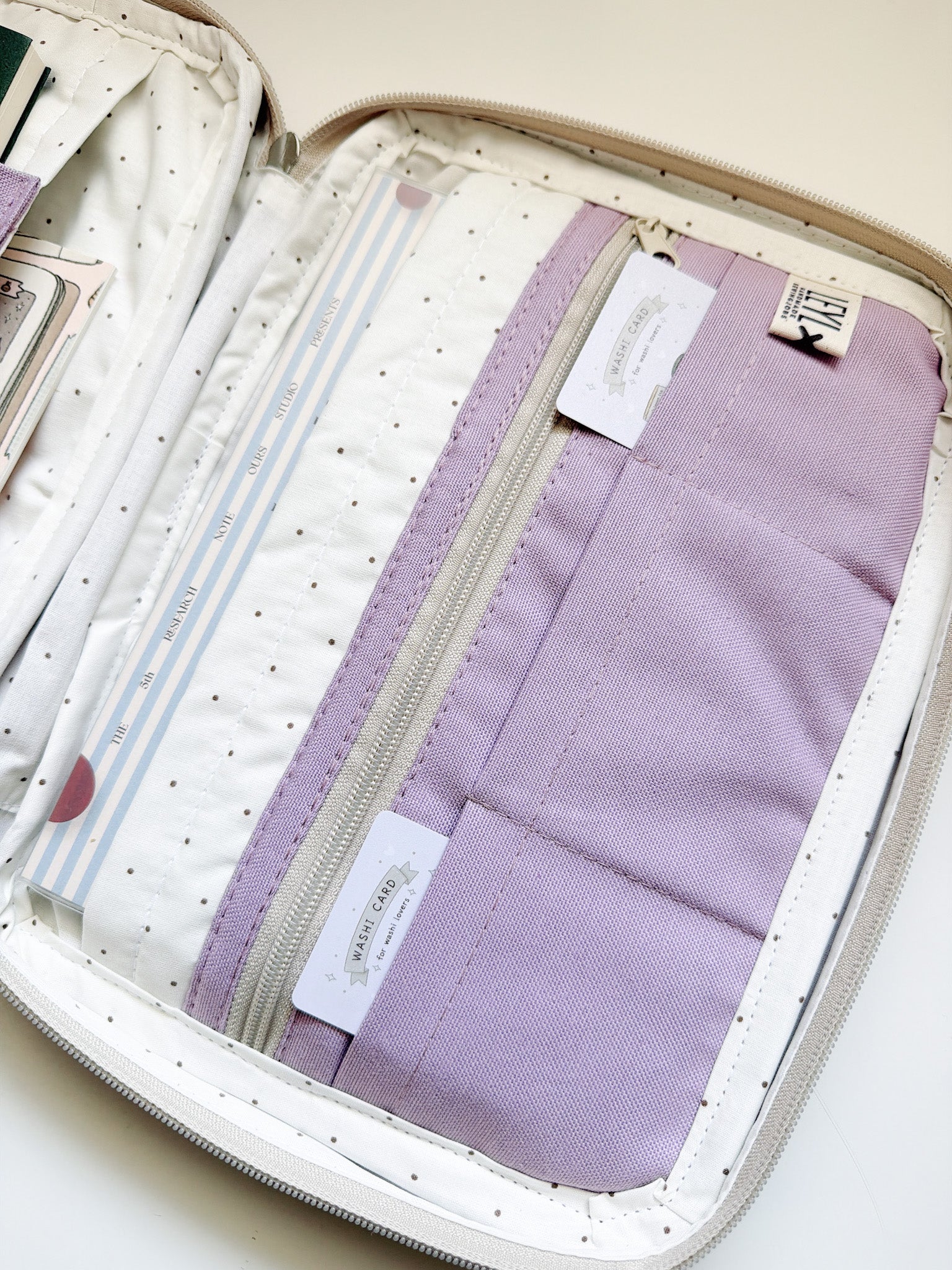 Leyl Handmade | Large A5 Thick Journaling Case | Lavender