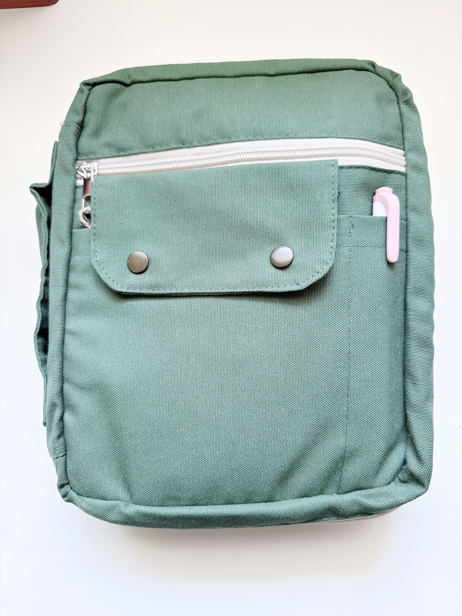 Leyl Handmade | Large A5 Thick Journaling Case | Boho Green