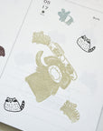 Catdoo Designs | Elephant & Pen Rubber Stamp