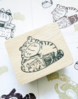 Catdoo Designs | Tiger & Pen Rubber Stamp