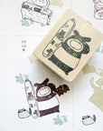 Catdoo Designs | Tapir & Pen Rubber Stamp