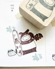 Catdoo Designs | Tapir & Pen Rubber Stamp
