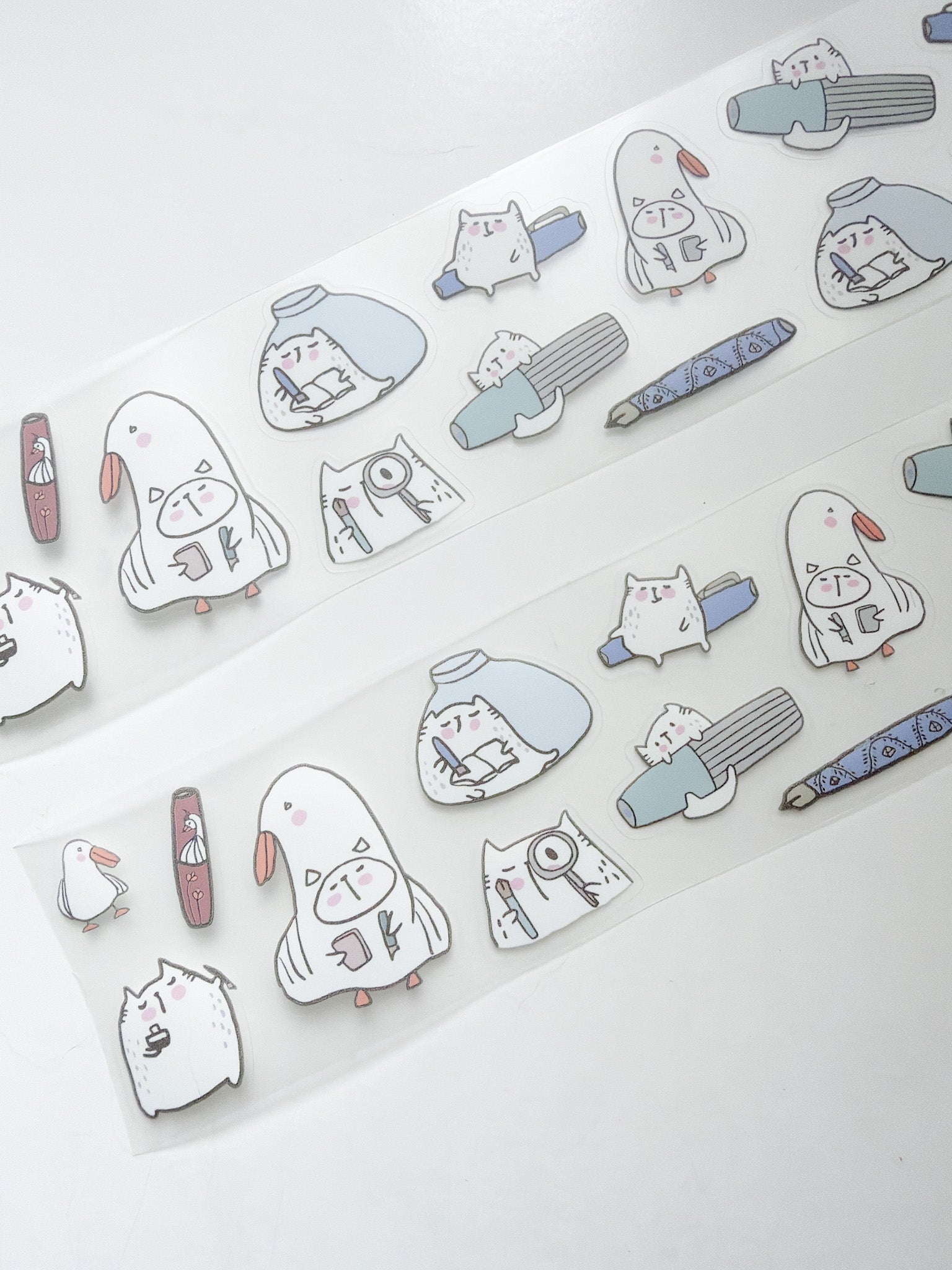 Catdoo | I Heart Fountain Pen Kiss Cut P.E.T Tape