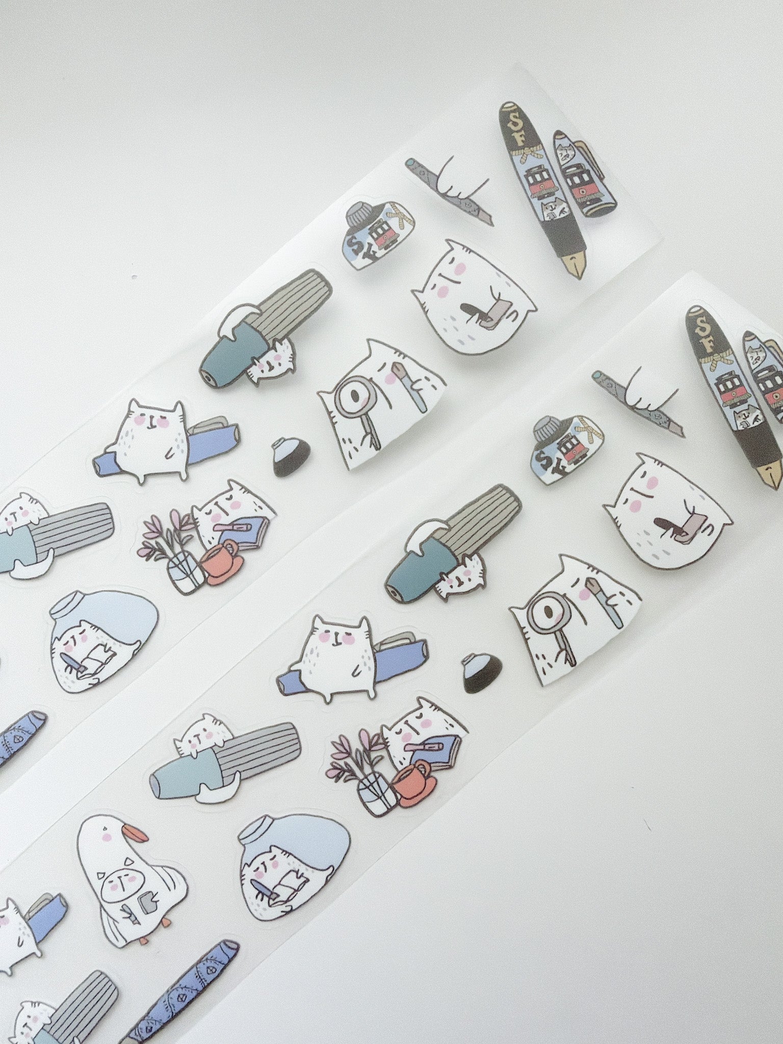 Catdoo | I Heart Fountain Pen Kiss Cut P.E.T Tape