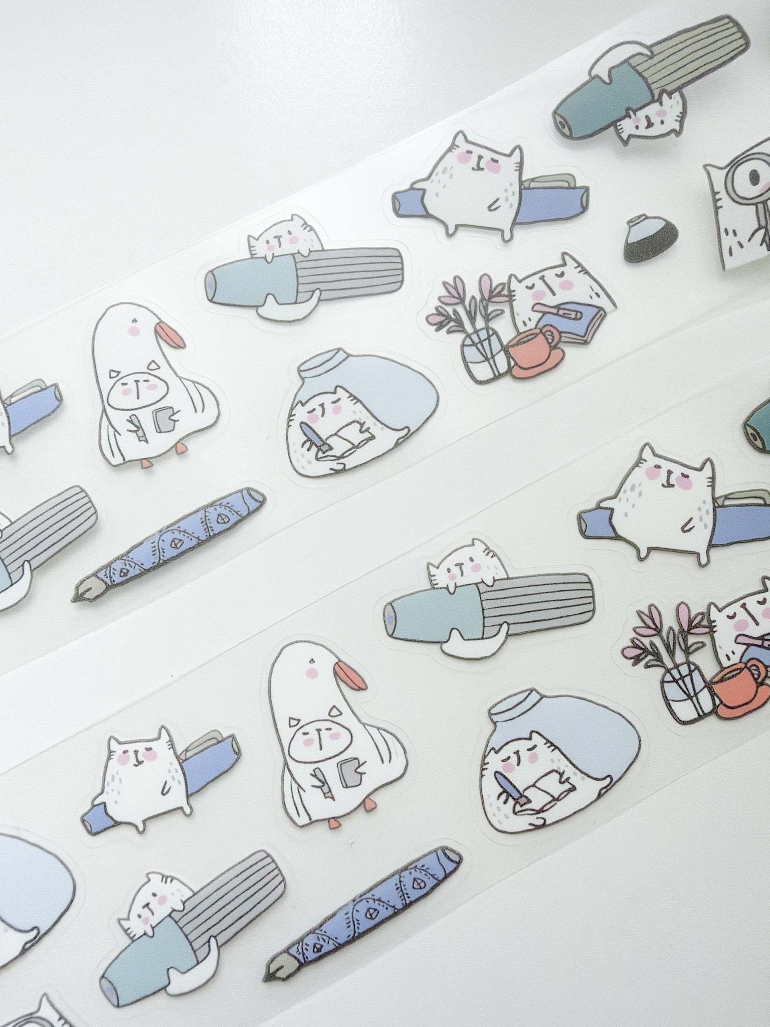 Catdoo | I Heart Fountain Pen Kiss Cut P.E.T Tape