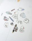 Catdoo | I Heart Fountain Pen Kiss Cut P.E.T Tape