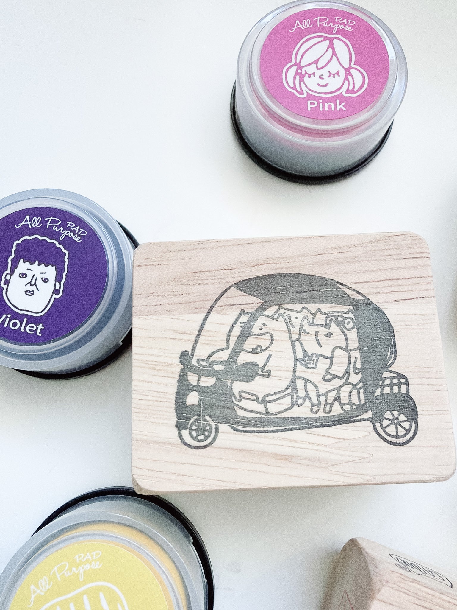 Catdoo Designs x Kuboandlucy | Tuk Tuk Rubber Stamp