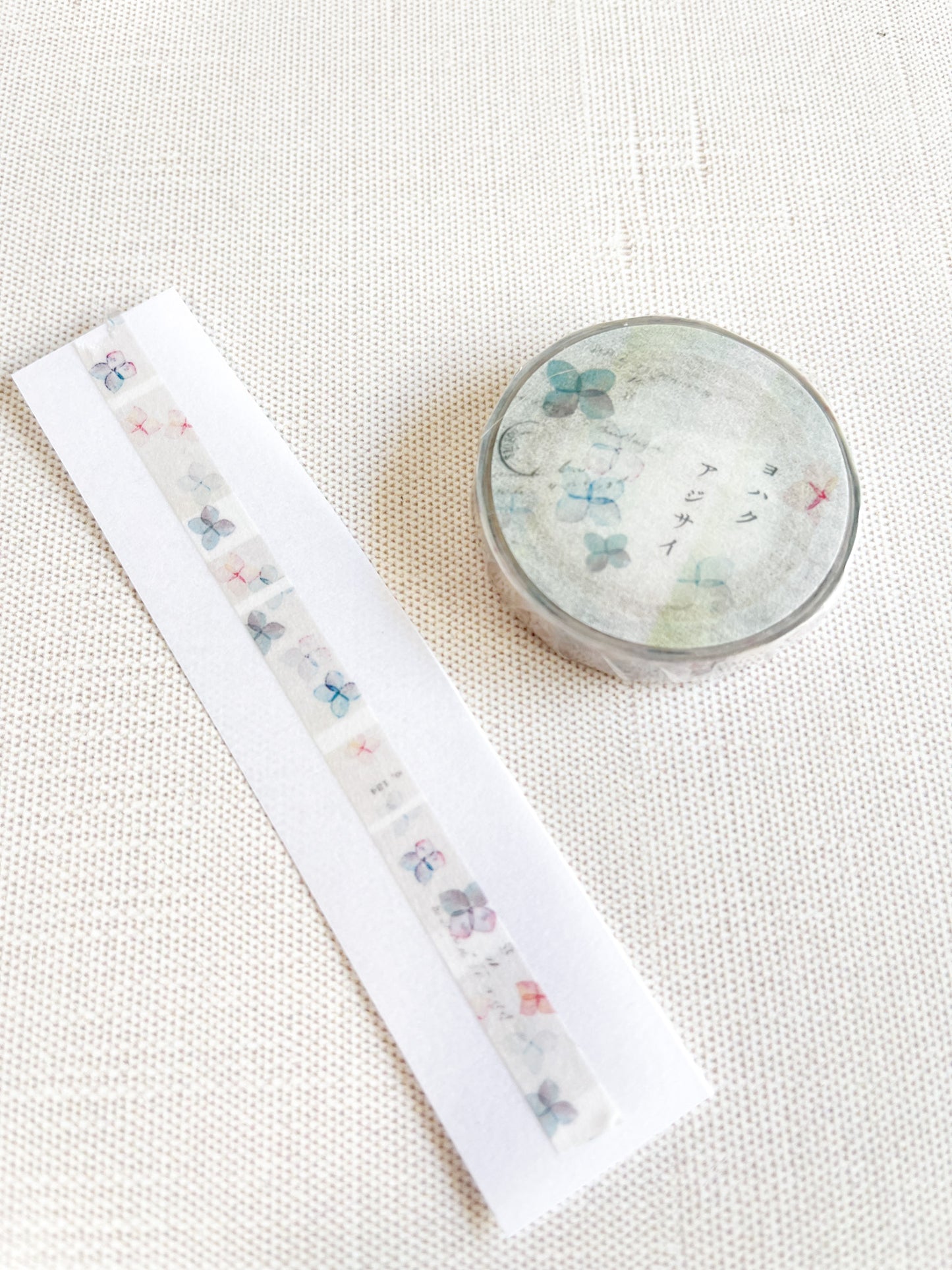 YOHAKU L-006 Hydrangea Slim Washi Tape