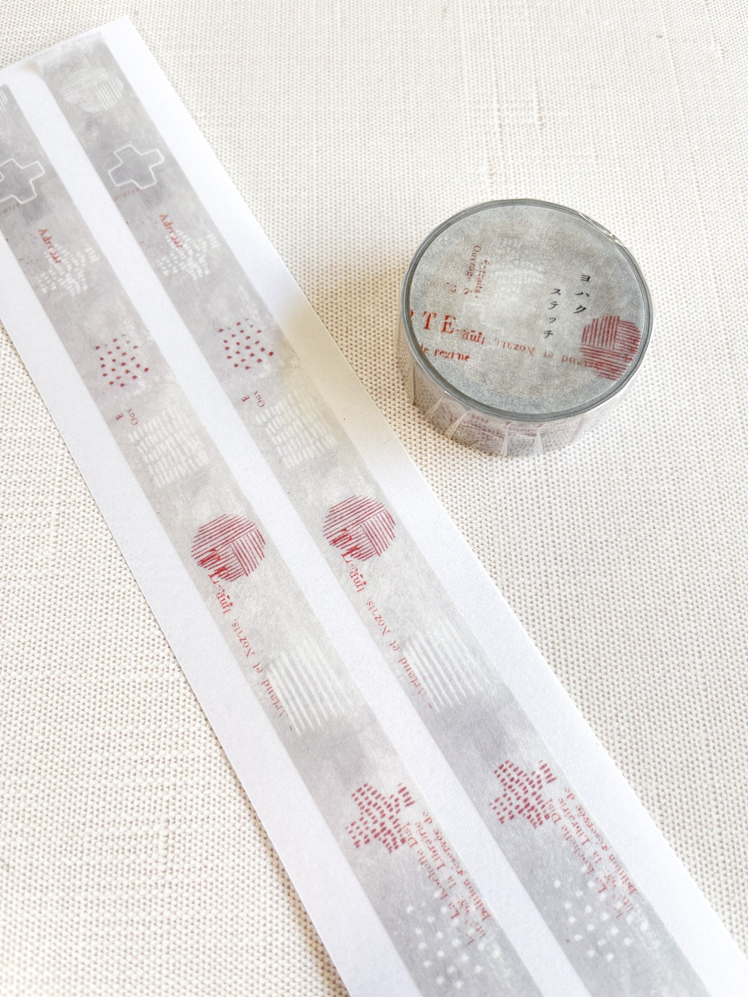 Yohaku Y-123 Stitch Washi Tape