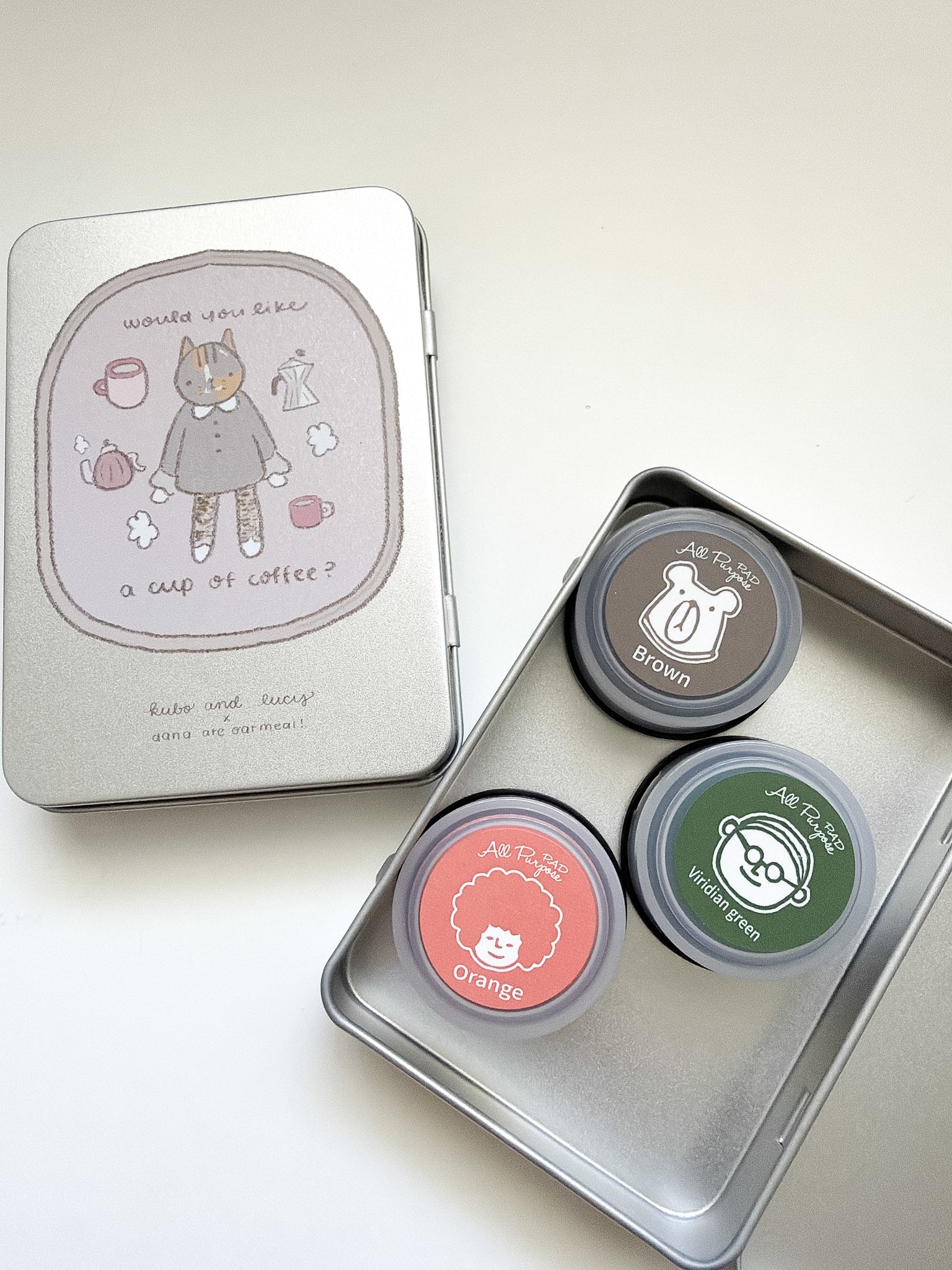 Kuboandlucy x Dana ate Oatmeal | Would you like a cup of coffee Tin