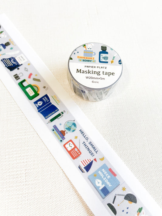 Papier Platz x Eric Hello Small Things | My Desk with Gold Foil Washi Tape | 52-027