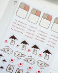 Catdoo | Mini Habit Tracker Washi Sticker Sheet