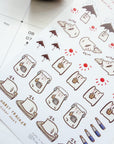 Catdoo | Mini Habit Tracker Washi Sticker Sheet