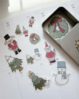 Kuboandlucy x Dana Ate Oatmeal | Christmas Morning Sticker Flakes