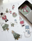 Kuboandlucy x Dana Ate Oatmeal | Christmas Morning Sticker Flakes