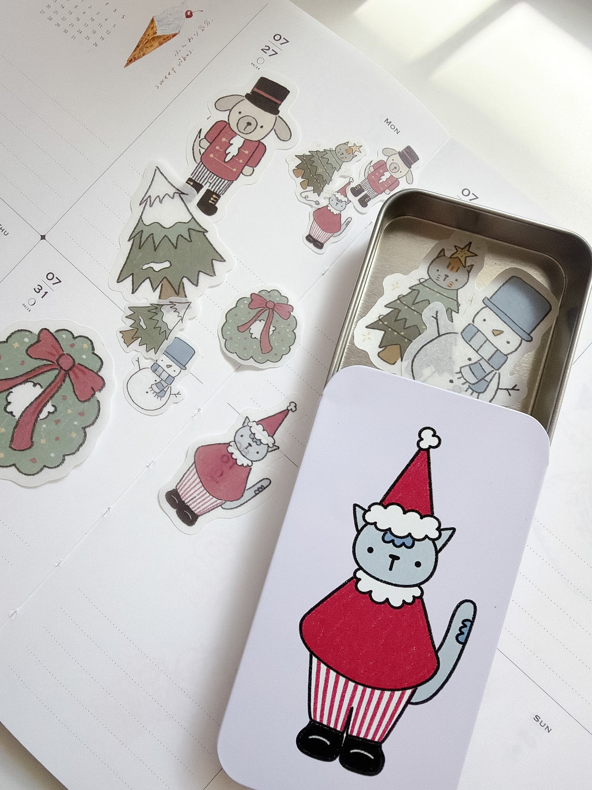 Kuboandlucy x Dana Ate Oatmeal | Christmas Morning Sticker Flakes