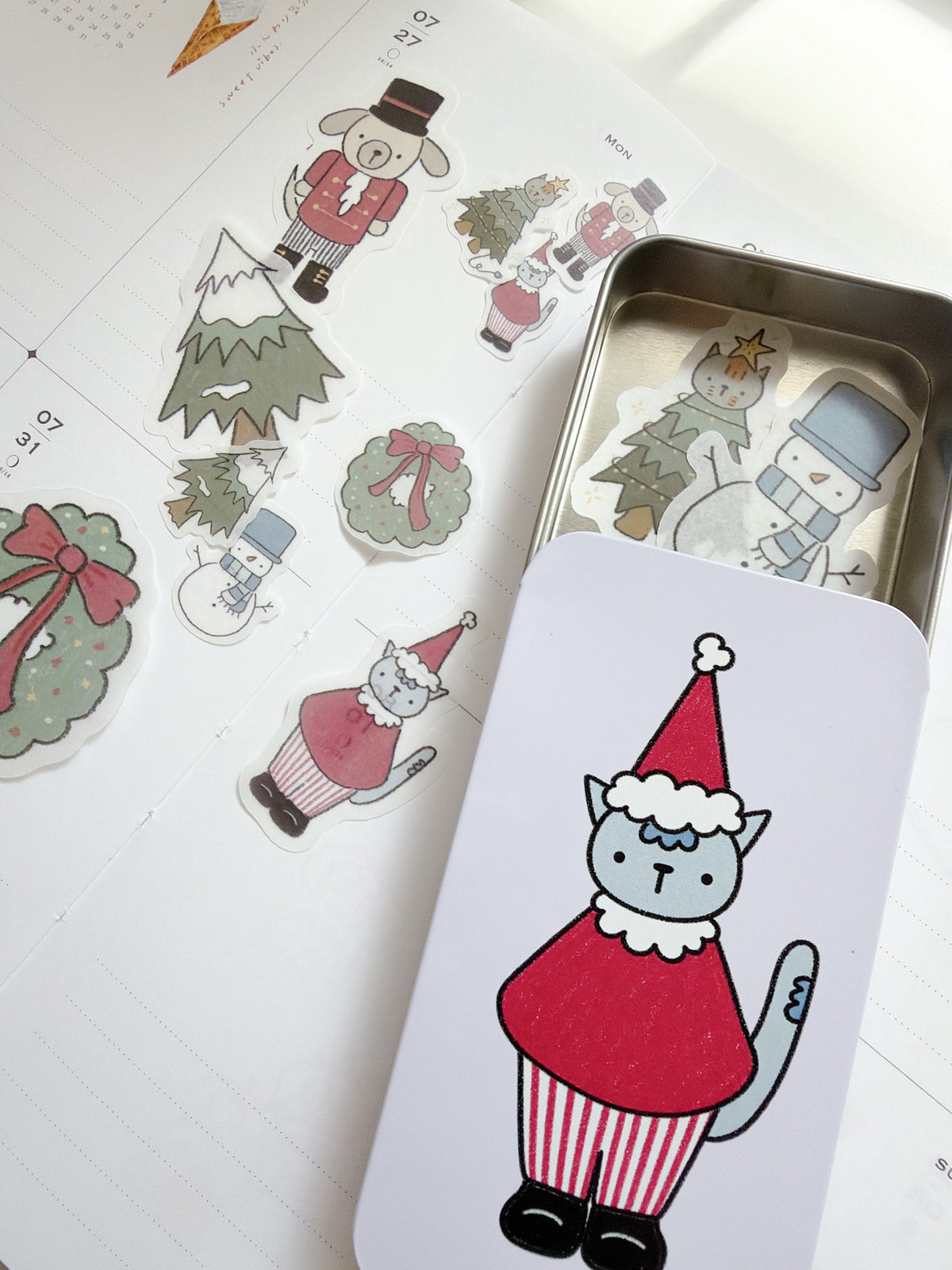 Kuboandlucy x Dana Ate Oatmeal | Christmas Morning Sticker Flakes