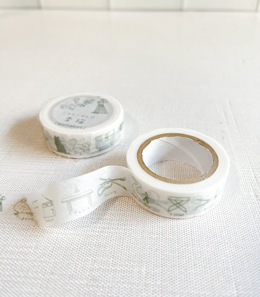 Classiky | Alphabet Washi Tape