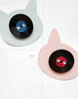 Pottering Cat | Vinyl Side A & B Enamel Pin
