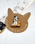 Pottering Cat | Bread Enamel Pin | PZ-015