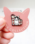 Pottering Cat | Marionette Nesting Dolls Enamel Pin | PZ-050