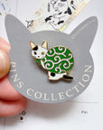 Pottering Cat | Thief Cat Enamel Pin | PZ-052