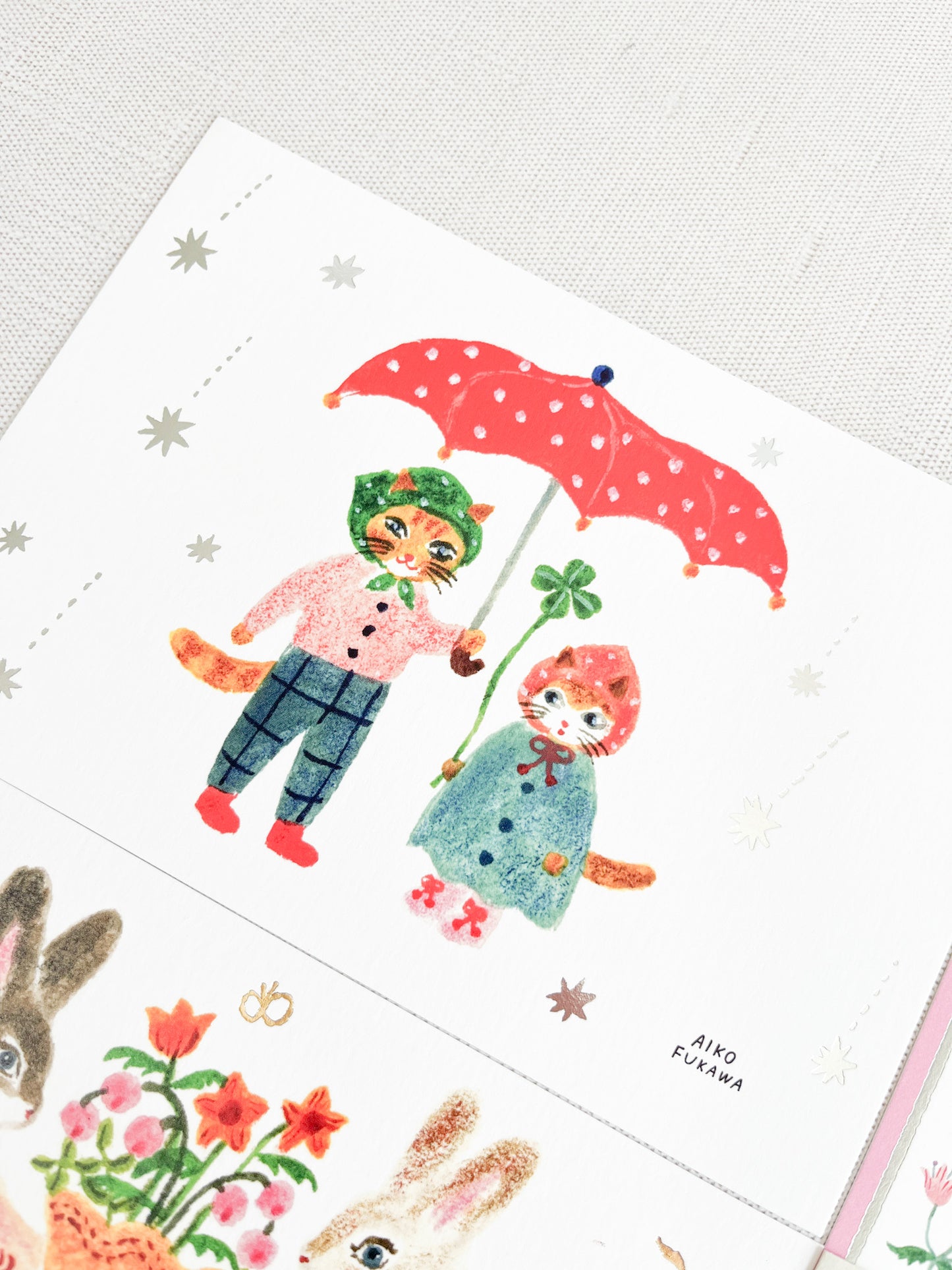 Aiko Fukawa | Raindrops Postcard