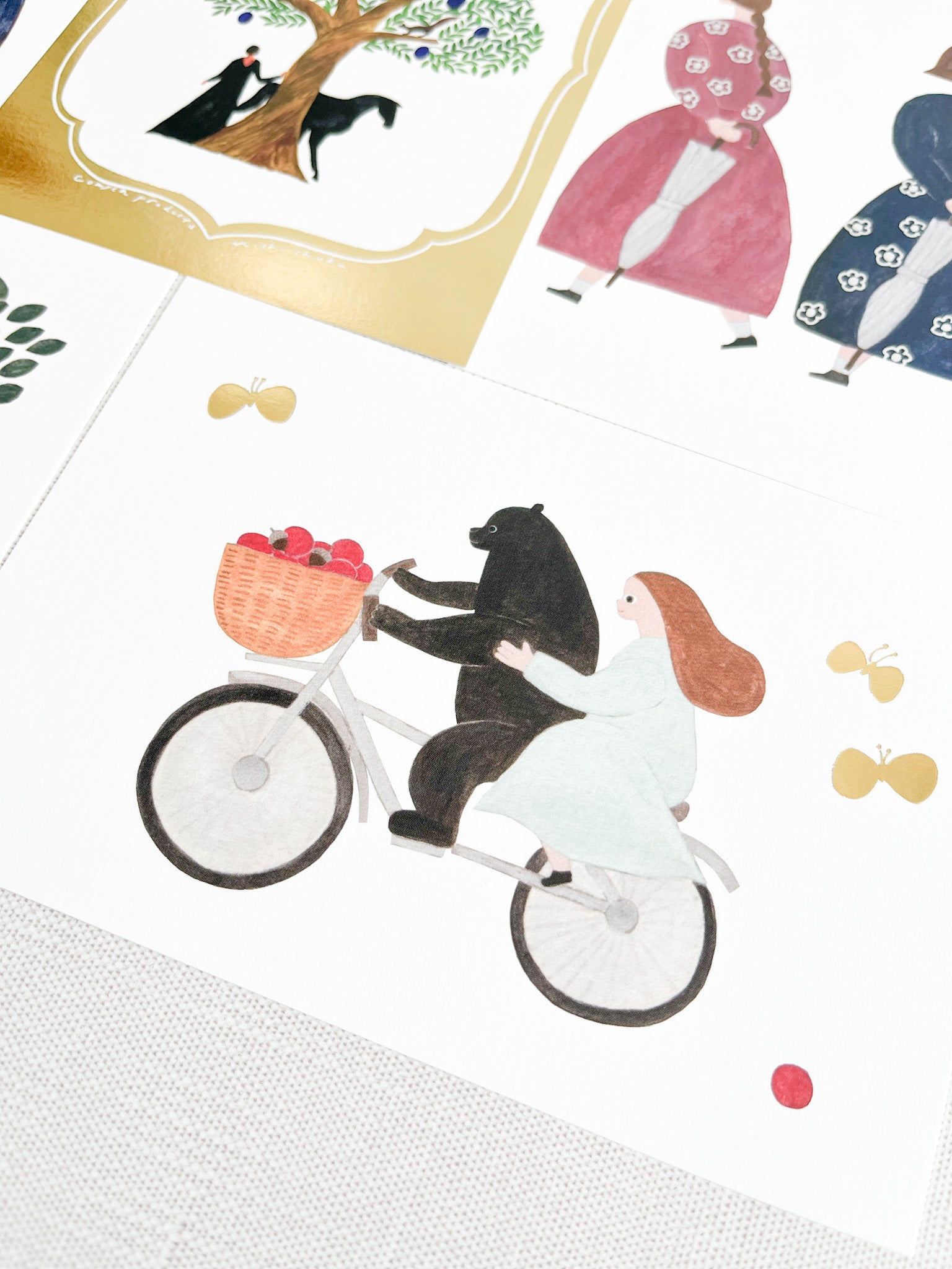 Necktie | Bicycle Postcard