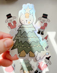 Kuboandlucy x Dana Ate Oatmeal | Lucy Christmas Tree Holographic Vinyl Sticker