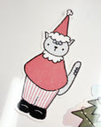 Kuboandlucy x Dana Ate Oatmeal |Kubo Santa Matte Vinyl Sticker