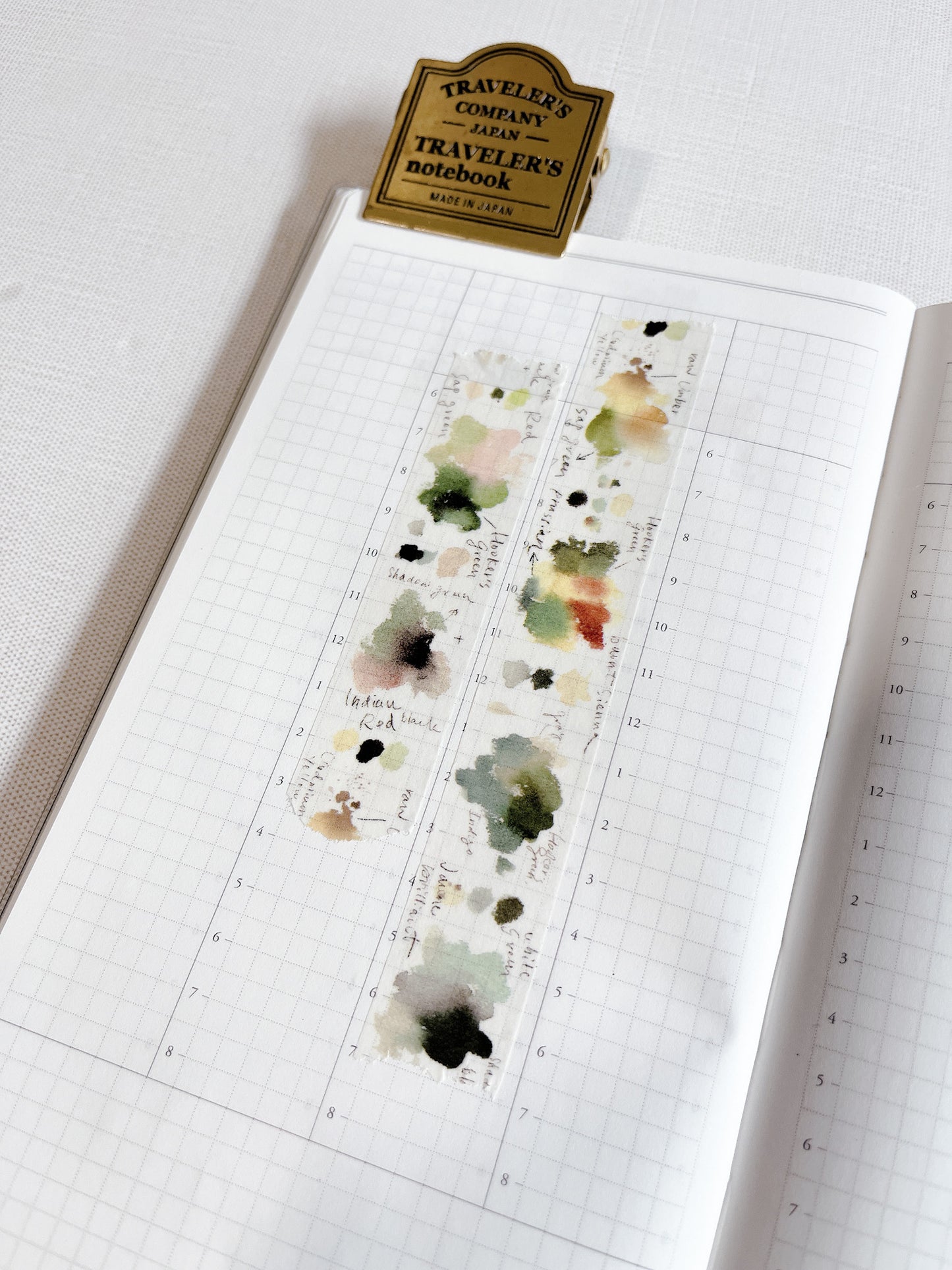 Space Craft | Watercolor Fugu Liang Feng Map Green Japanese Masking Tape | MTW-LF013