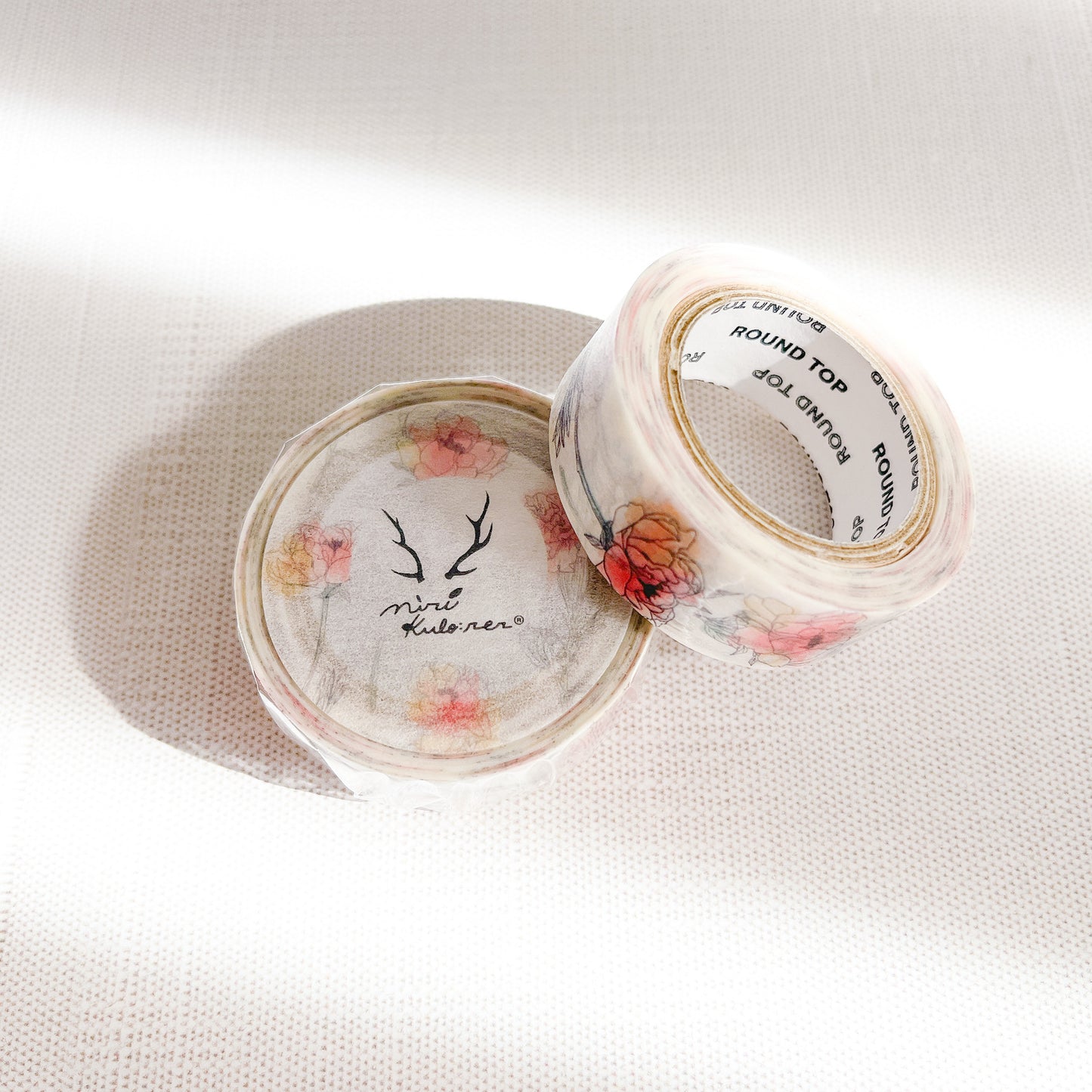 Space Craft | Watercolor Cut Flowers Japanese Masking Tape | MI-MK-025