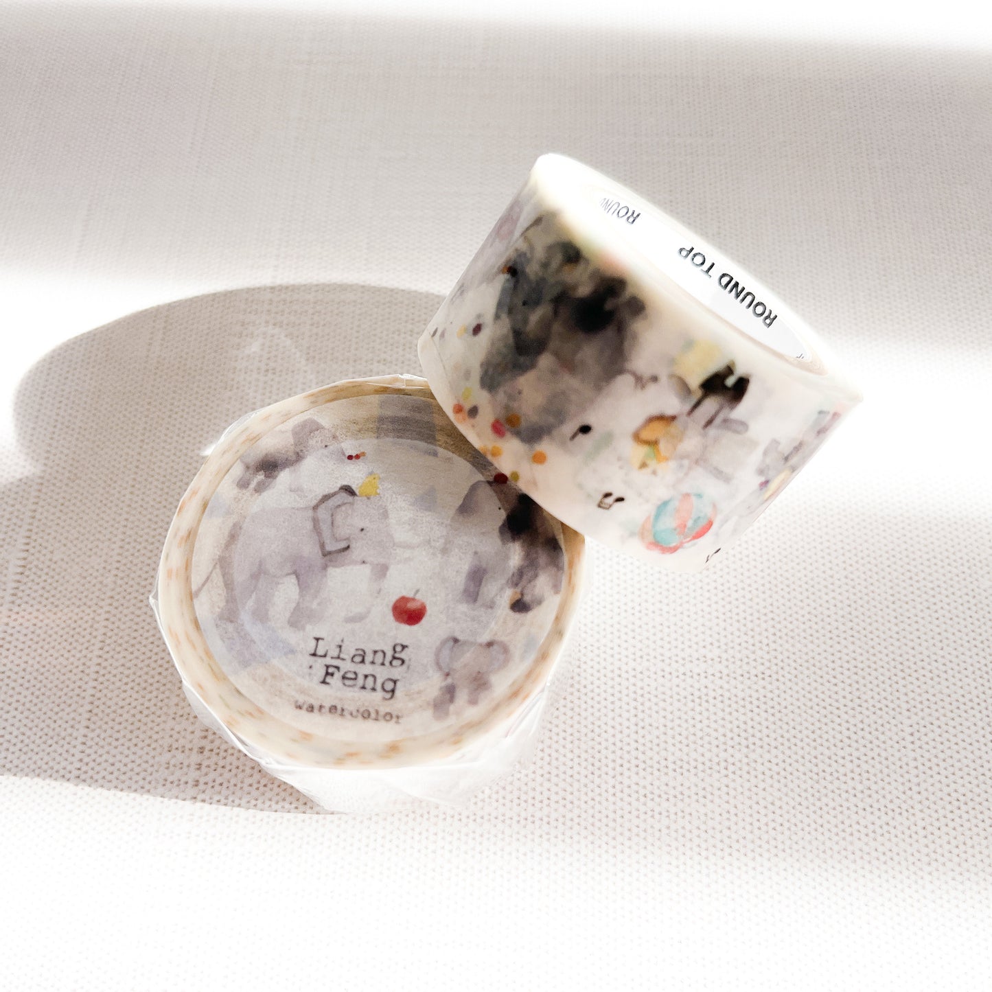 Space Craft | Watercolor Gray Elephant Japanese Masking Tape | MTW-LF023