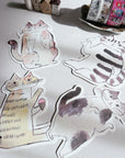 Classiky | Toranekobonbon Cat Cut Out Note Cards