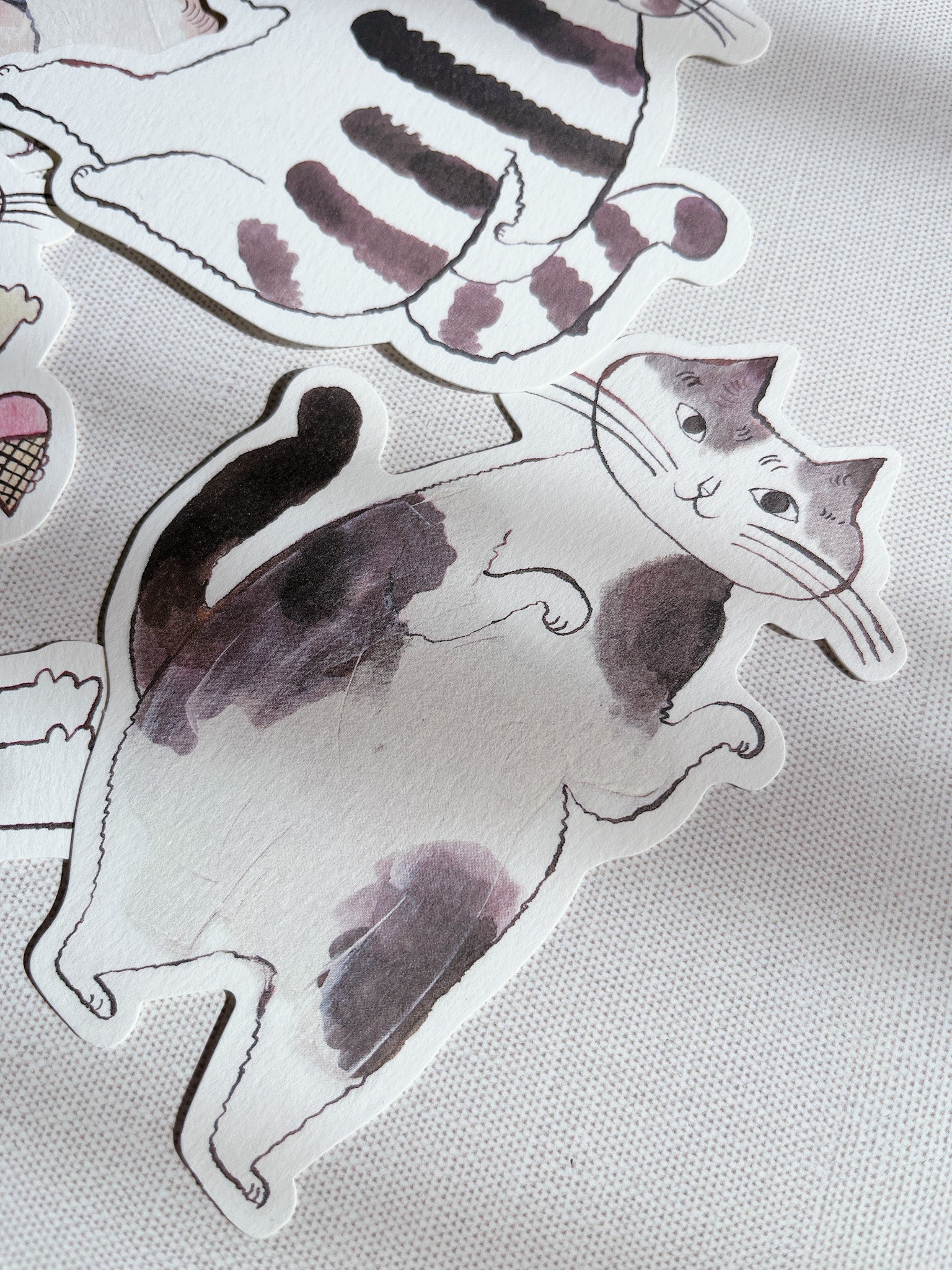 Classiky | Toranekobonbon Cat Cut Out Note Cards