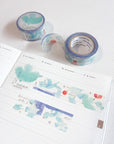 Space Craft | Watercolor Liang Feng Birds Japanese Masking Tape | MTW-LF002