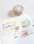 Space Craft | Watercolor Liang Feng Sea Japanese Masking Tape | MTW-LF006