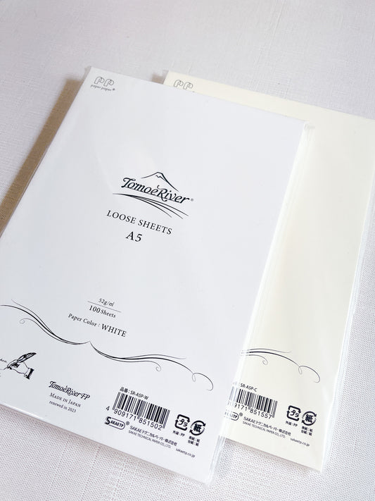 [Tomoe River Paper] Loose Sheets | 100 sheets | A5 Size