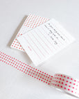 Classiky | Mitsou | Dot Red Japanese Masking Tape | 45633-01