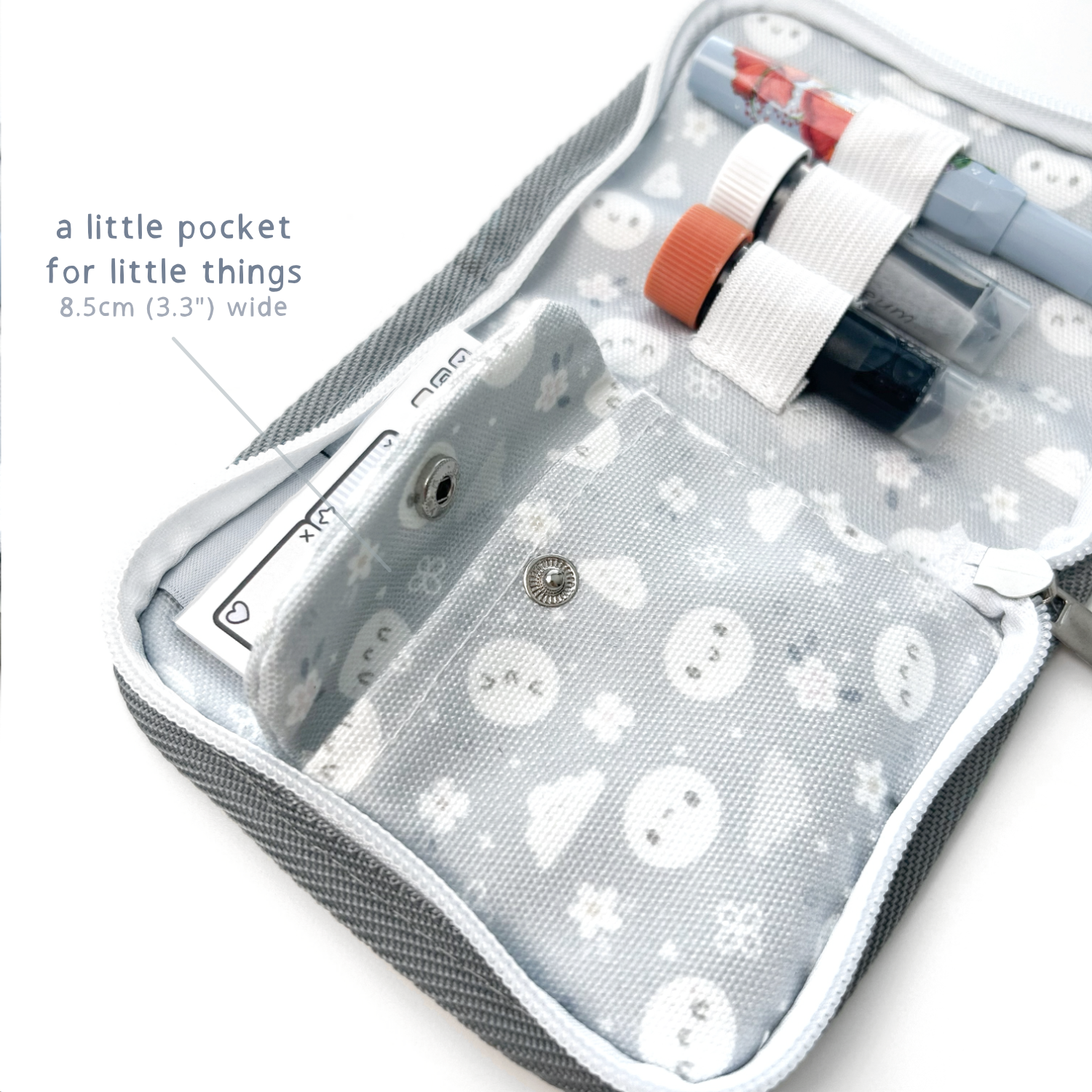 The Coffee Monsterz Co | Grey Little Bits Pouch