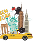 Moonaries Illo x Kuboandlucy Stationery Co | New York City Skyline Vinyl Sticker