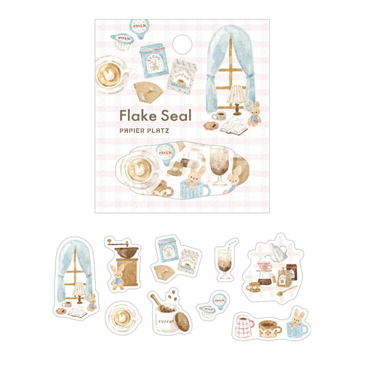 Papier Platz | Coffee Flake Seals (Stickers) | 53-029